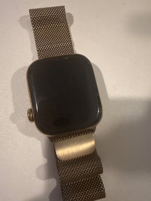 Apple Watch Series 10 (GPS LTE) 42MM Gold Titanium Case Gold Milanese Loop