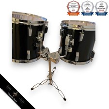 Tama Double Tom Drum Set 10" 12" Black Compact Used No Stand