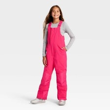 Kids' Snow Bib - All In Motion Pink XS 4/5 Girls