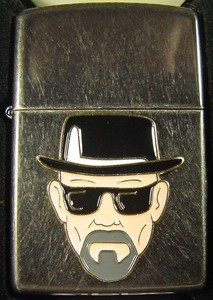 2020 WALTER WHITE HEISENBERG ENAMEL FACE ZIPPO LIGHTER BOX BREAKING BAD TV SHOW