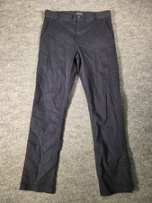 The Childrens Place Teen Chino Pants Sz 12 Navy Blue Solid Casual Straight Pants