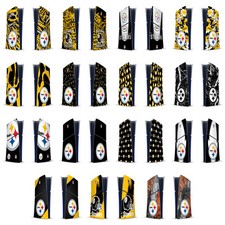 NFL PITTSBURGH STEELERS VINYL SKIN DECAL FOR PS5 SLIM DIGITAL EDITION CONSOLE