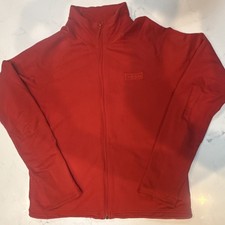 Adidas Athletic Jacket Womens Large L Red Full Zip 2006 Y2K Retro Streetwear