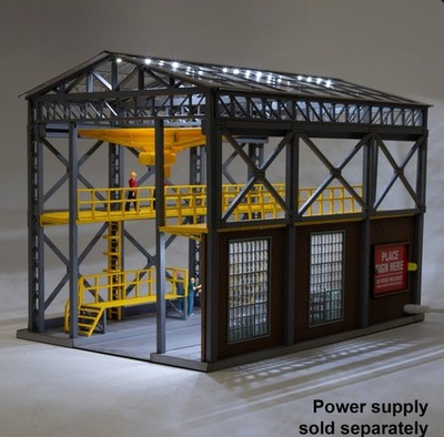 MENARDS ENGINE MAINTENANCE FACILITY! O GAUGE O SCALE TRAIN SHED HOUSE BUILDING
