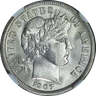 1907-P Barber Dime CAC Sticker NGC MS64 Superb Eye Appeal Strong Strike