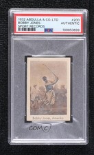 1932 Abdulla Nationale und Internationale Sport-Rekorde Bobby Jones #200 04le