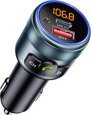 Gizmovine Car FM Transmitter,Bluetooth 5.3 Adapter,Wireless Radio Transmitter fo