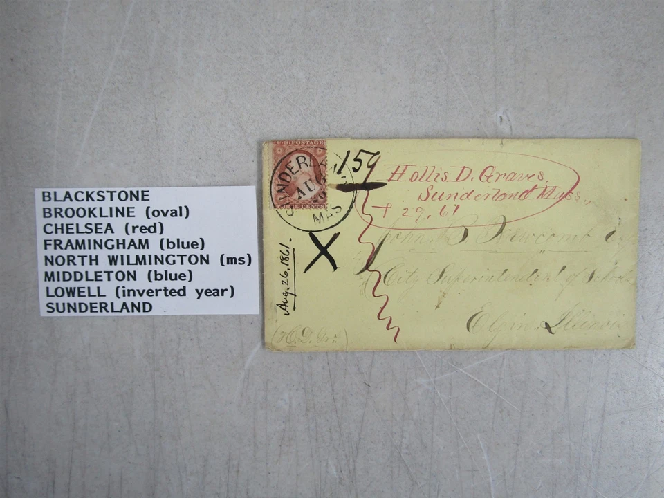 Nystamps US old stamp cover collection paid $150 30 years ago n30ac - Image 3 of 4