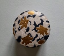 Ancienne boîte de poudre de riz (vide et  sans fond) LANCÔME  Art Nouveau