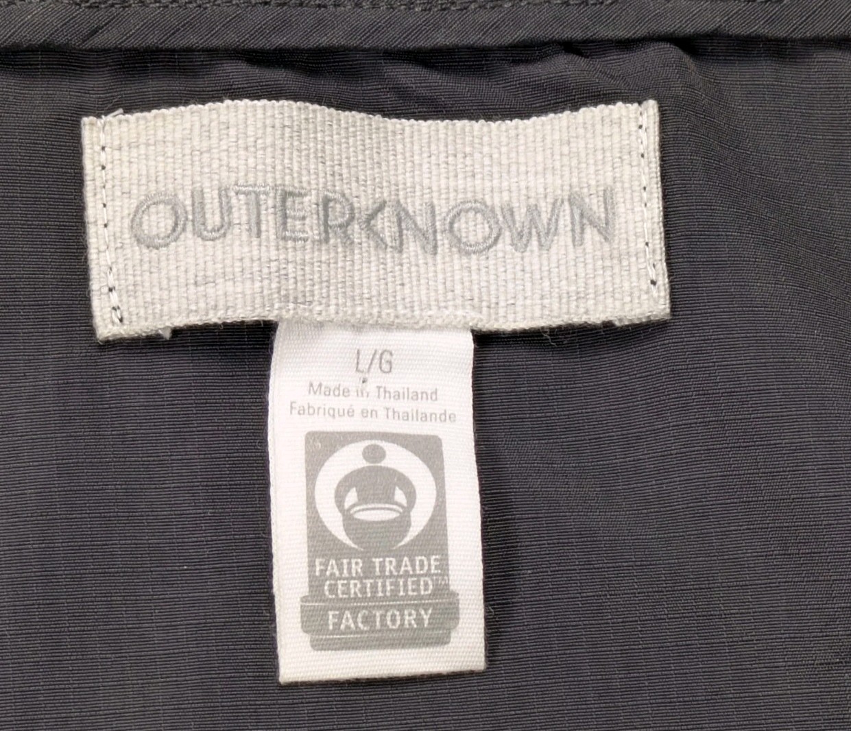 Outerknown Windbreaker Jacket Full Zip Hooded Lig… - image 5