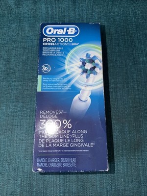Oral-B Pro 1000 3d Cross Action Rechargeable Toothbrush-new Sealed