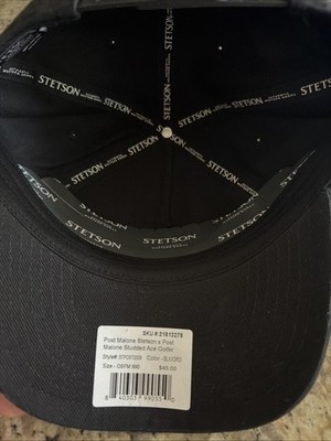 Stetson x Post Malone Studded Ace Golfer Snapback Hat Posty Co
