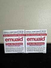 Lot of 2 Emuaid First Aid Ointment Maximum Strength, 0.5 fl oz , Exp 4/2026