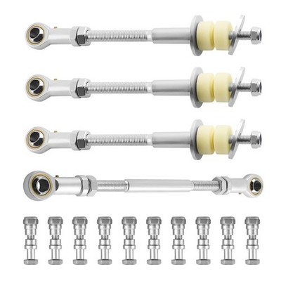 4 Front Rear Adjustable Sway Bar Link Armada fit for Nissan Patrol GU Y61 2''-8''