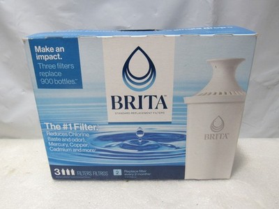 Genuine 3 Pack Brita Maxtra+ High Density Replacement Filters Cartridges D61K