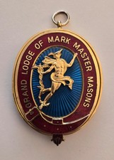Grand Lodge of Mark Master Masons Past Grand Junior/Senior Deacons Collar Jewel