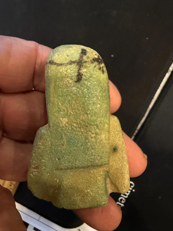 Старинный египетский зеленый маленький бюст Grand Tour 18–19 века... - Изображение 4 из 4