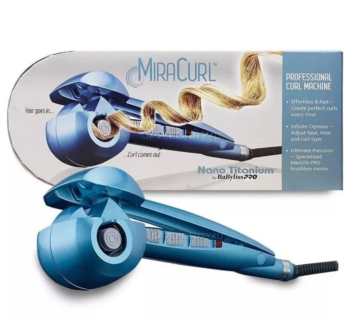 BABYLISS PRO Nano Titanium MiraCurl Professional Curl Machine NIB Curling  Iron