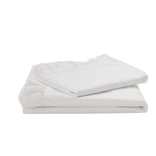 Simple&Opulence 100% Cotton Sheet Set Ruffle- 4Pcs (1 Flat Sheet 1 Fitted She...