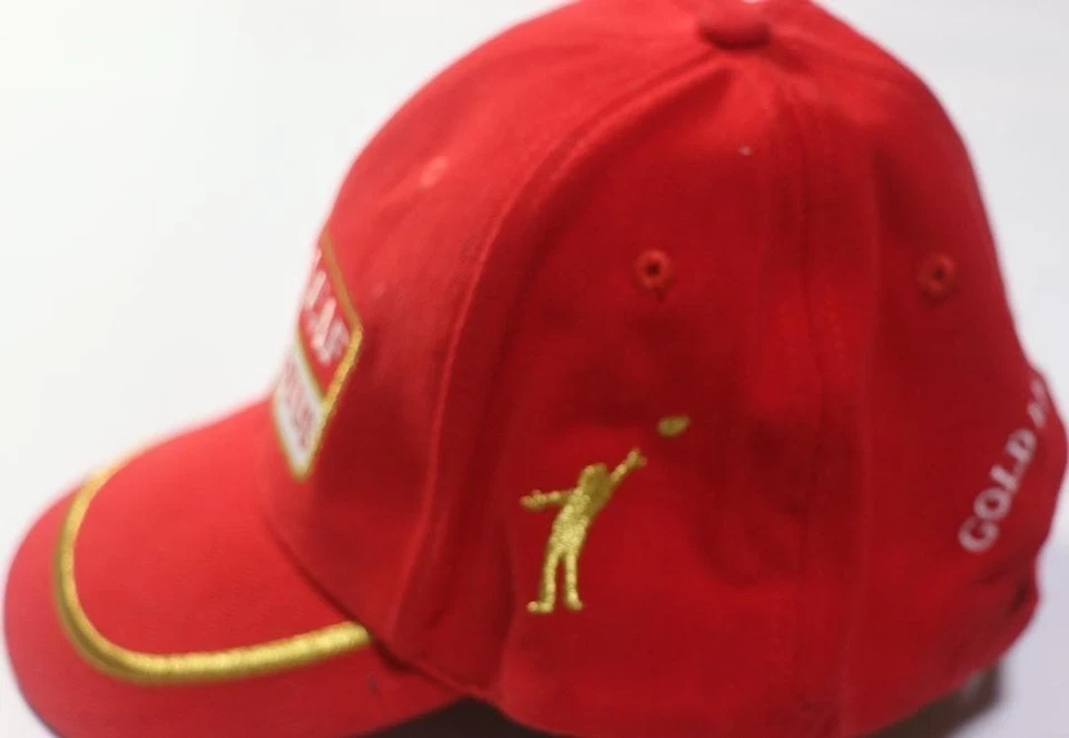 Fórmula 1 Racing Vinatge Cap Gold Leaf Team Lotus Hat RED Champion - Imagen 4 de 4