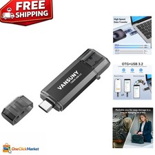 Portable 128GB USB 3.2 Flash Drive - 400MB/s Write Speed for Easy Data Transfer