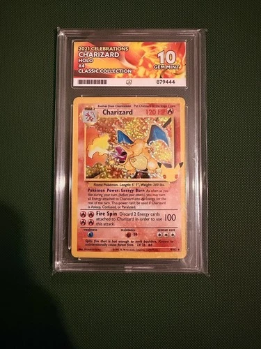 Charizard Holo 4/102 Celebrations Ace 10 - Pokémon 25th Anniversary- MINT