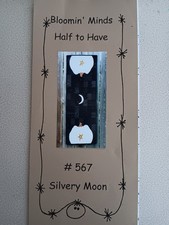 Bloomin' Minds Half to Have Quilt Pattern 567 Silvery Moon Applique 14" X 42"