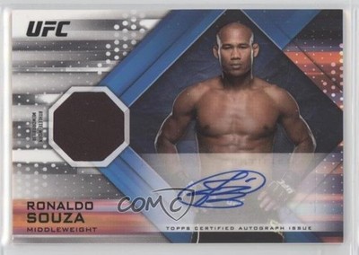 2019 Topps UFC Knockout Relic 147/150 Ronaldo Souza #KAR-RS Auto 09un