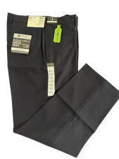 Haggar 70 Navy Blue E-CLO No Iron 3" Stretch Waist Flex Mens 32x30 Dress Pants