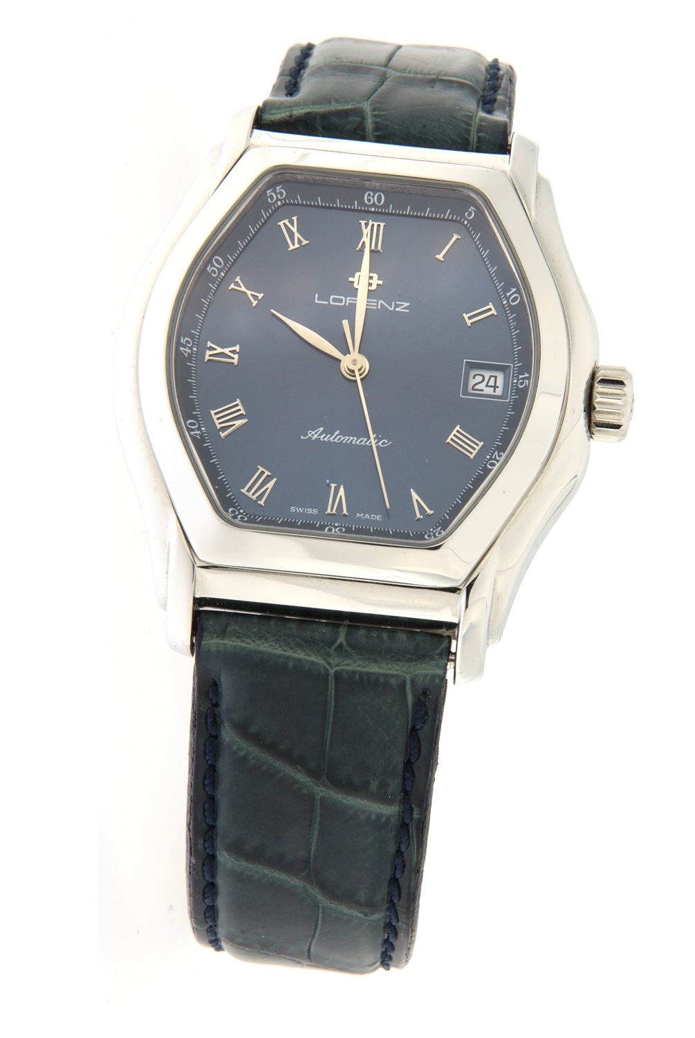 Montre Lorenz Homme acier 17374BN idéale pour le bureau et les grandes soirées
