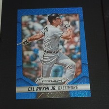 Panini 2014 Prizm Cal Ripken Jr. #159 Blue Mojo Prizm /75 Orioles MLB