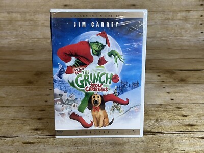 How the Grinch Stole Christmas (DVD, 2001, Widescreen) New Sealed