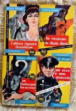 4 gialli di Hillary Waugh. Garzanti serie gialla 128, 174, 215, 231 - 1958/1962
