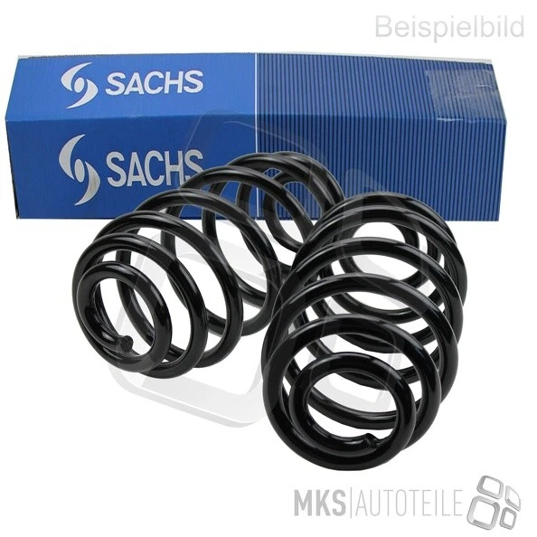 2 x SACHS FAHRWERKSFEDER SPIRALFEDER SET VORNE BMW 3858451 | eBay