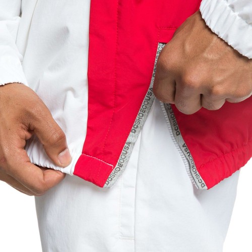 DC Shoes Patín Chándal con Cremallera Chaqueta - Blanco - Imagen 6 de 8