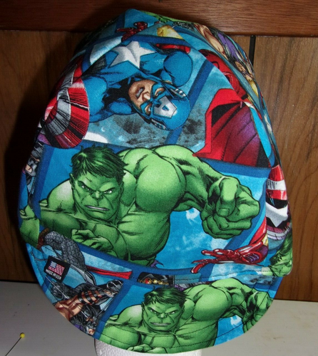 Avenger Grid Red Custom Made Construction, Welder, Pipe-fitter, Biker Hat - Picture 3 of 3