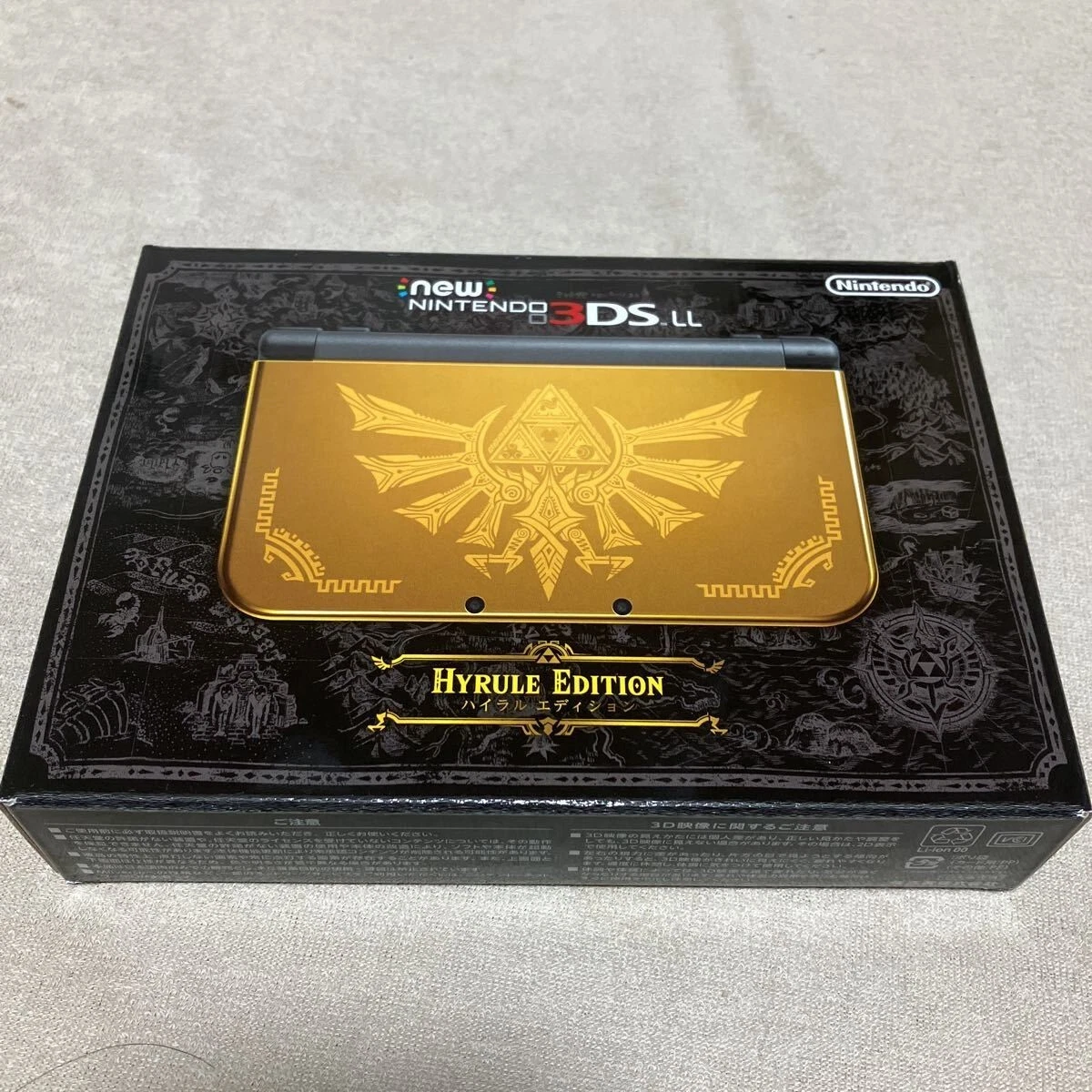 New Nintendo 3DS LL Hyrule Edition Legend of zelda Gold New  