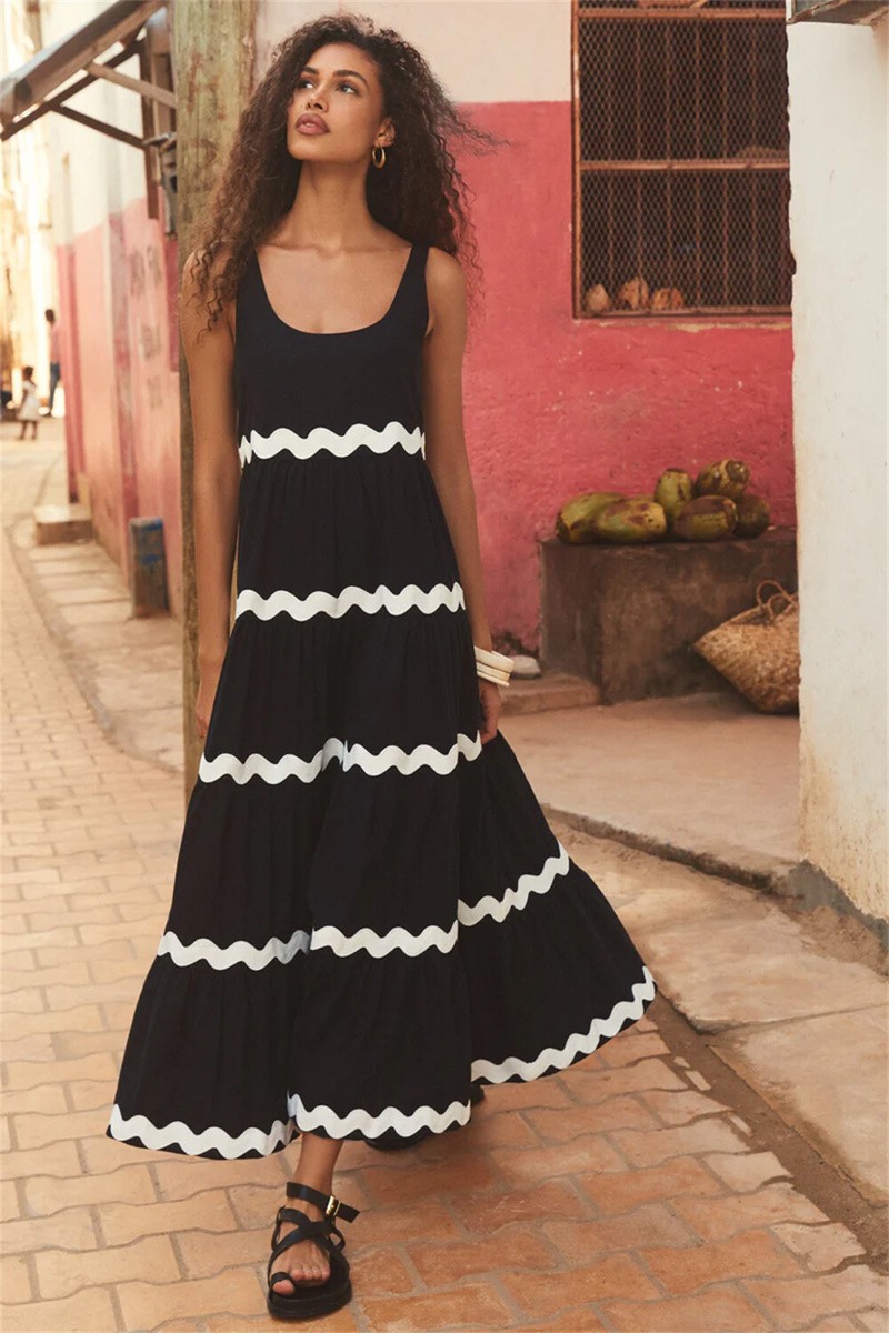 white christmas dresses Casual Ruched Floral Maxi Dress for Women – Reistor main image 0