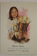 Wendy Guey Spelling Bee Autographed 2006 Topps Allen & Ginter Signed Card #306  