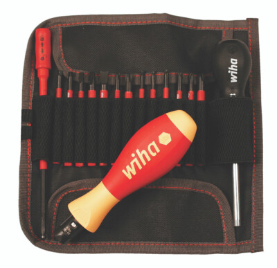 Wiha 28792 16 Piece Insulated TorqueControl and Slimline Blade Set