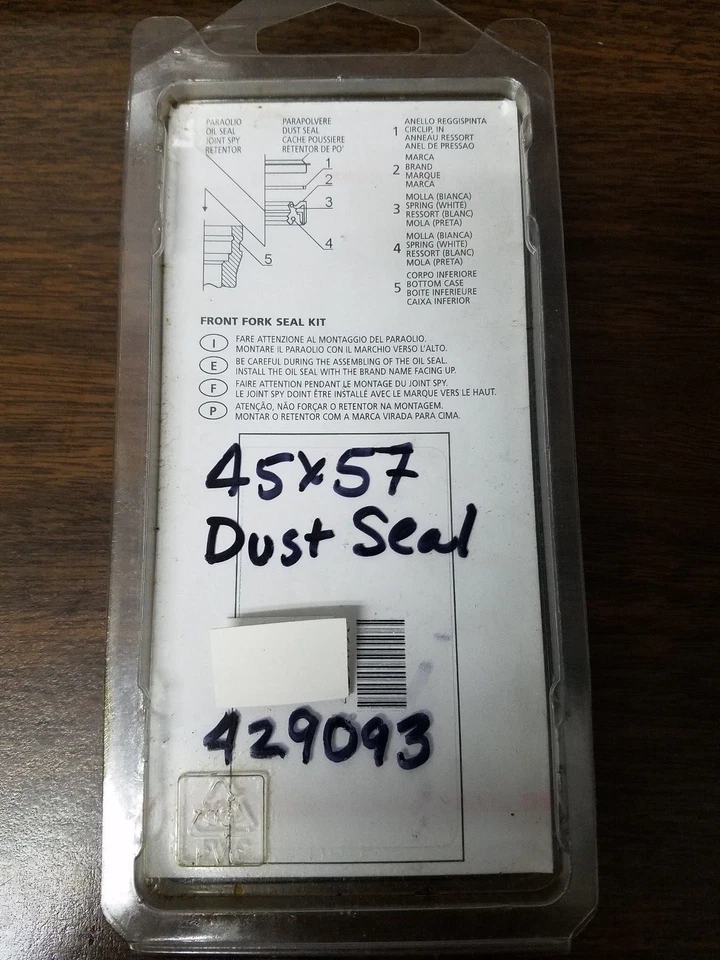 Nuevos sellos antipolvo maestros para bicicleta Honda Husqvarna Suzuki CR125R CR 360 429093 FSB Foto 2 de 2