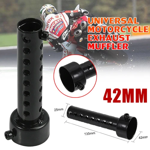 Universal 42mm Motorcycle Exhaust Insert Muffler Manifold Baffle DB Killer