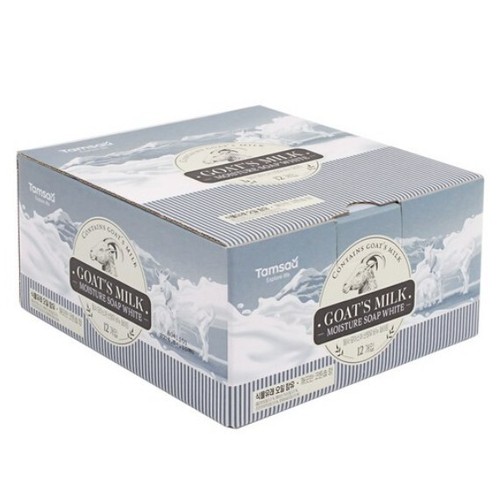 Tamsaa Goat's Milk Moisture Soap White 90g x 24pcs Korea - Picture 6 of 16