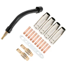 360 Flexible mig welding neck, flexible Mig Extension, 035" 0.9mm M6 Nozzle H 8j