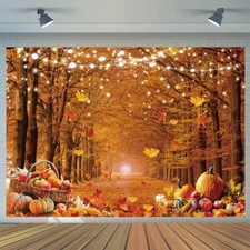Thanksgiving Photography Backdrop 7X5ft Multicolor Vinyl For Events Parties