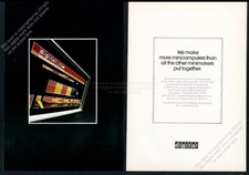 1972 DEC PDP-8 E 8E computer photo Digital Equipment vintage print ad 2