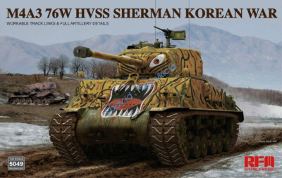 RYEFIELD MODEL RFM RM-5049 1/35 M4A3 76W HVSS Sherman Korean War