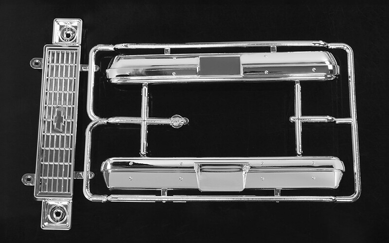 Rc4wd Z-b0094 Chevrolet Blazer Chrome Grill and Bumper Parts Tree