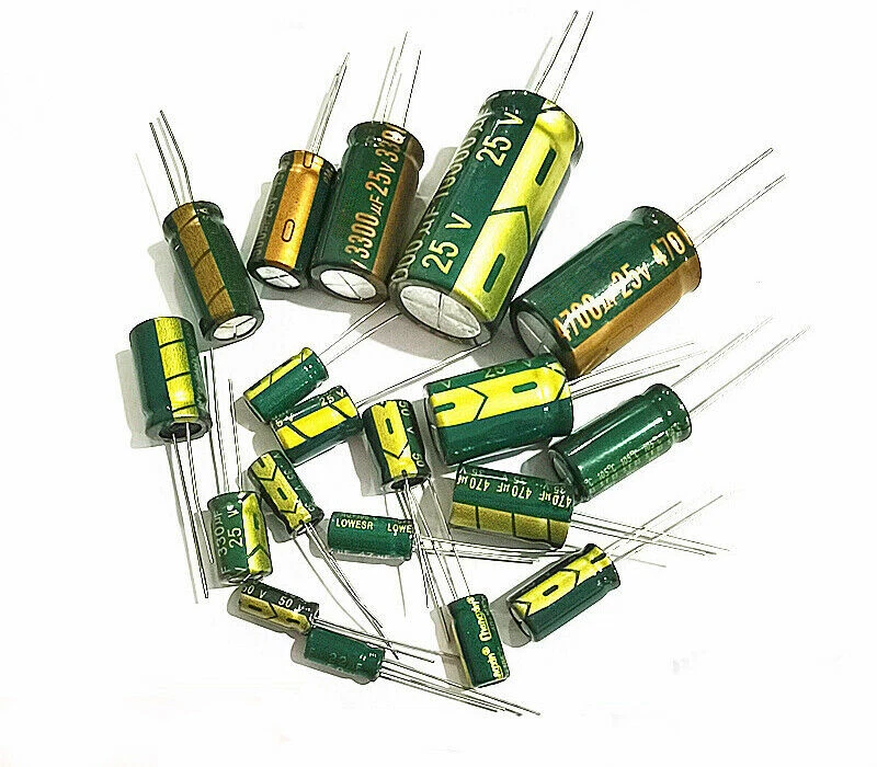 Elko condensator 10x radiaal 2200µF 6,3V | Elektrolytische condensator tot 105°C | 2200uF Elektrolytische condensator van Nichicon