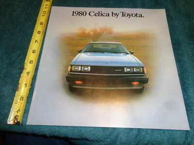 1980 TOYOTA CELICA PRESTIGE SALES BROCHURE / LARGE CATALOG / ORIGINAL ...